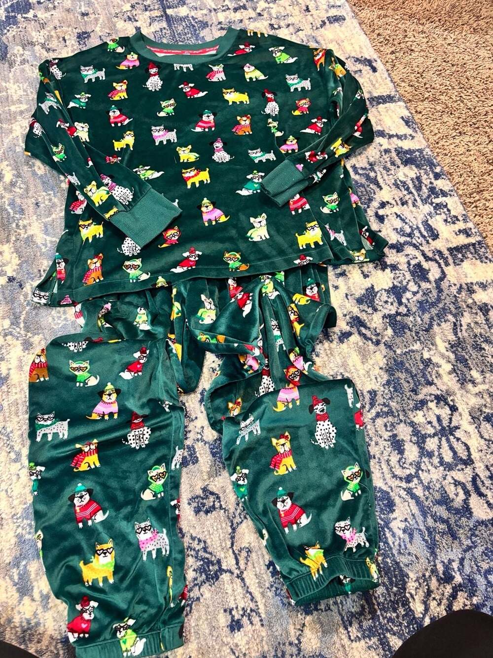 Pet lovers Joy Sun winter Dogs Pajama Set